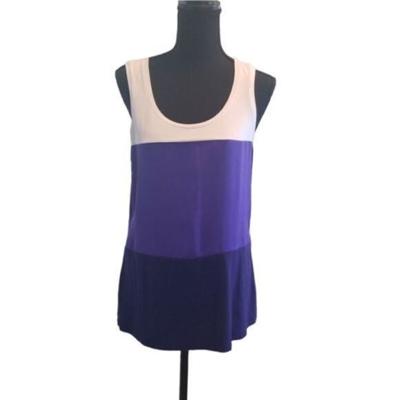 The Limited Women's Tank Top - Size Medium - Like New Condition Purple and White - Picture 1 of 8